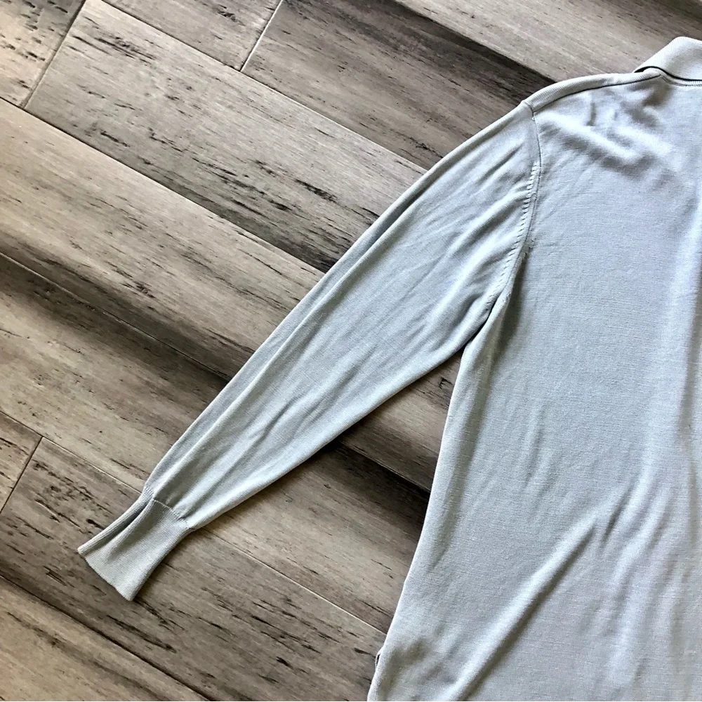 ❤️ LAST DAY Vintage 1990s Garfield & Marks Silk L/S Button Front Cardigan - Picture 10 of 16